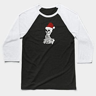 Santa skelly Baseball T-Shirt